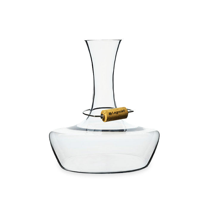 Legnoart CHATEAU DU GOUT DV20 Dekanteringskaraffel med korkholder, 3L Legnoart CHATEAU DU GOUT DV20 Dekanteringskaraffel med korkholder, 3L